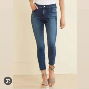 AGOLDE Sophie Raw Hem Skinny Jean